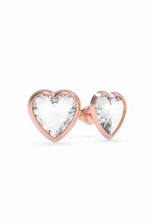 From Guess With Love Rose Gold Stud Earrings